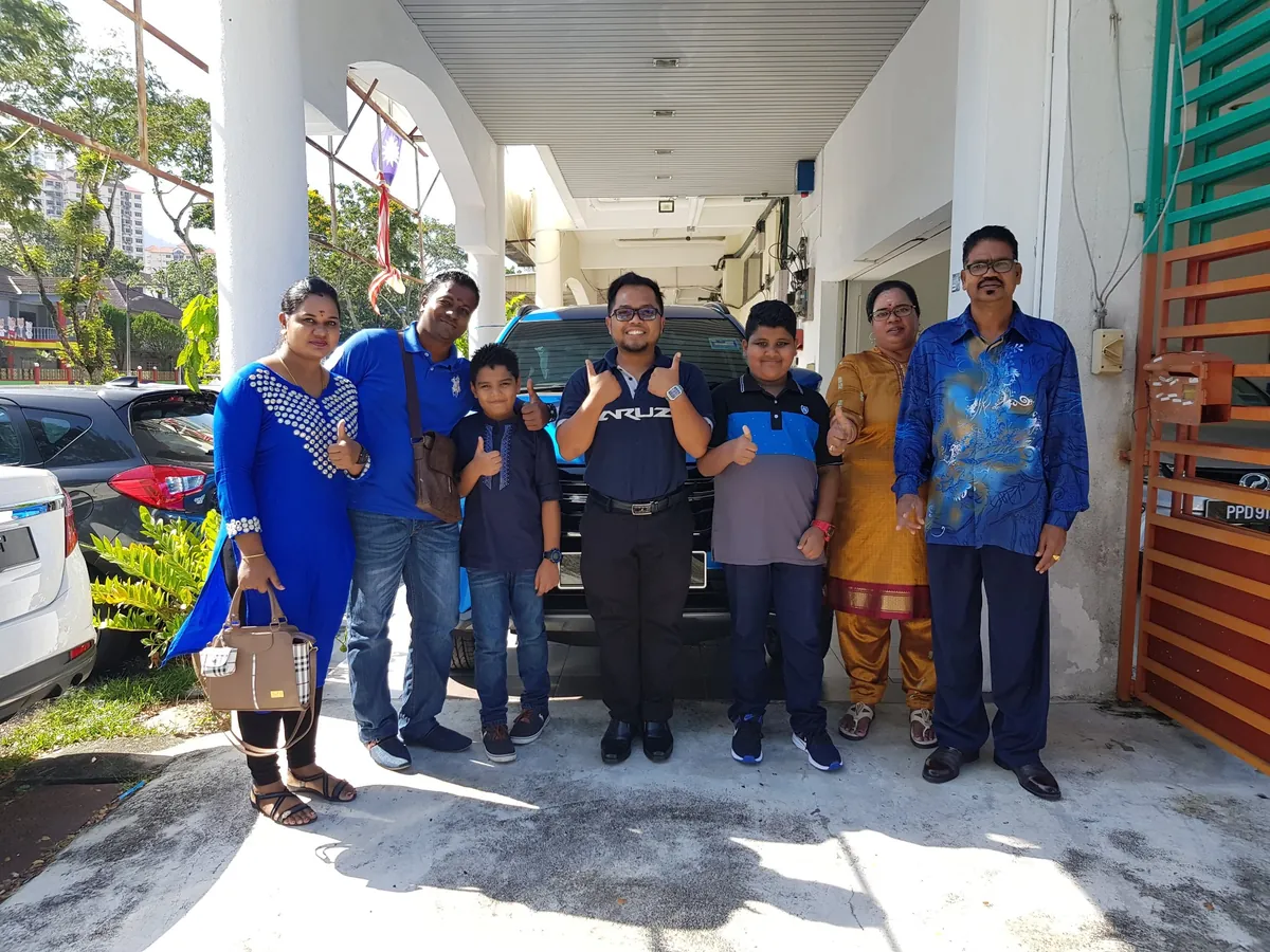 Customer delivery Perodua bersama Rahman