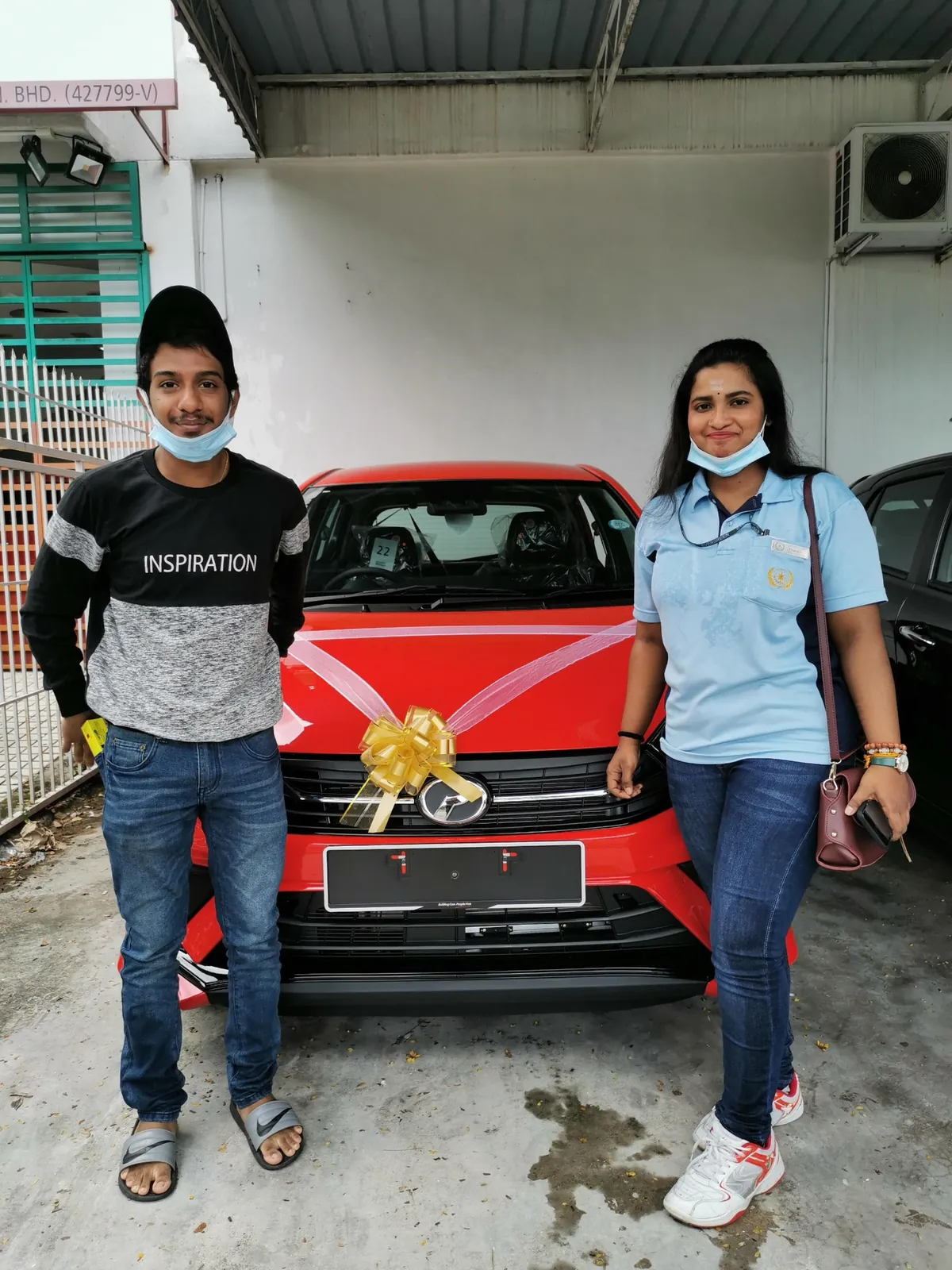 Customer delivery Perodua bersama Rahman