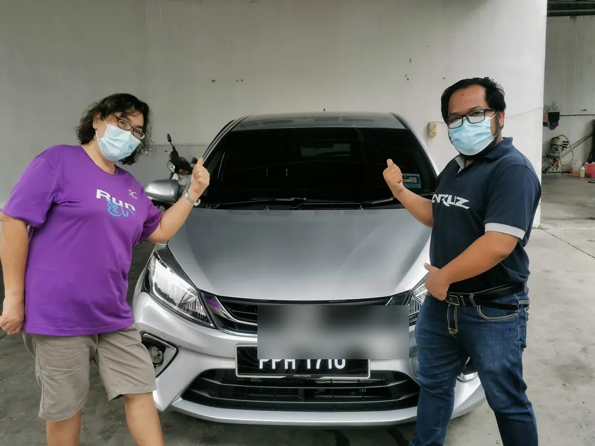 Customer delivery Perodua bersama Rahman