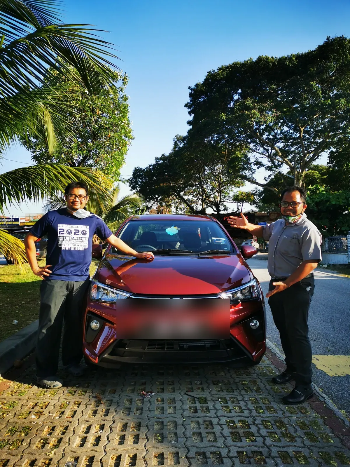 Customer delivery Perodua bersama Rahman
