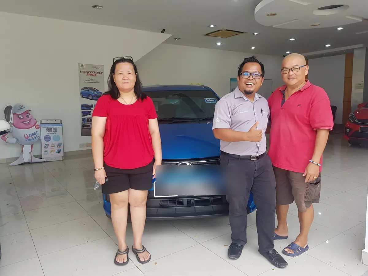 Customer delivery Perodua bersama Rahman