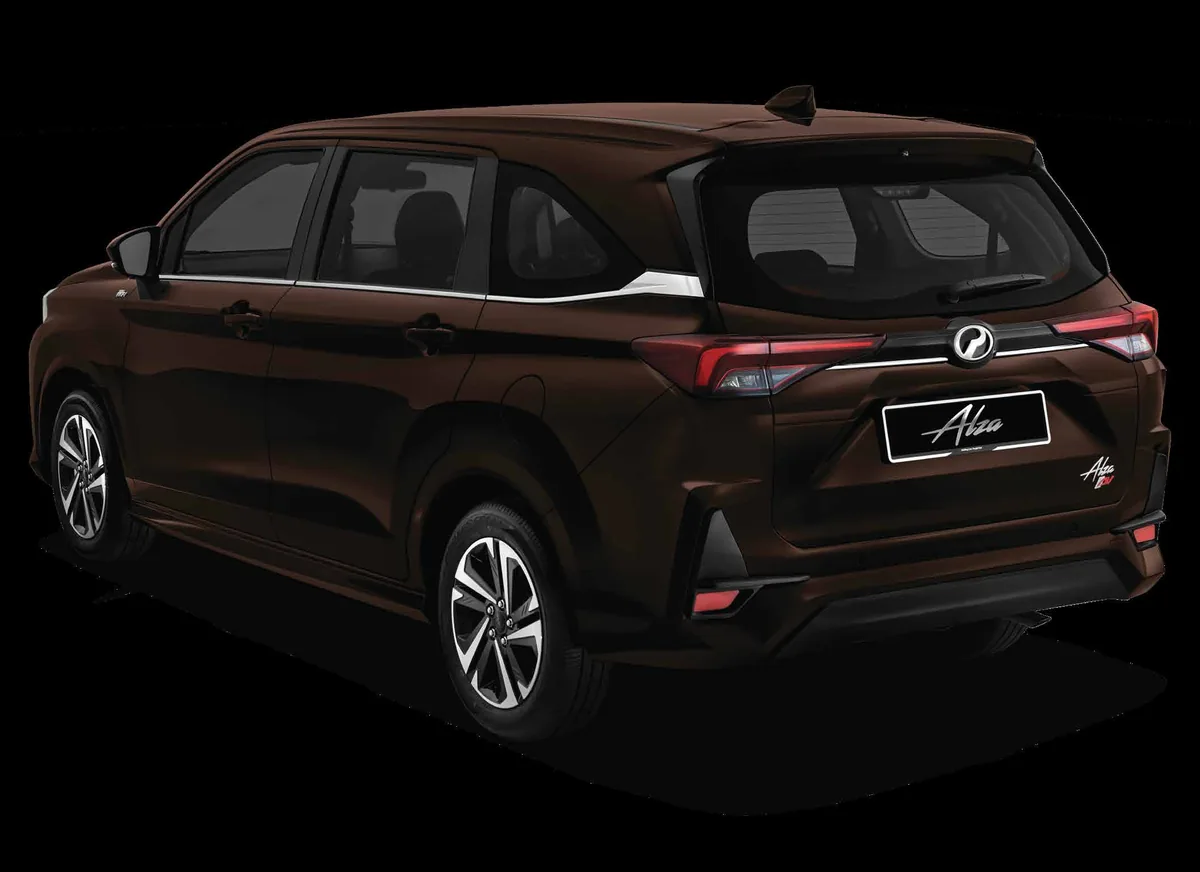 Perodua Alza 2026 pandangan belakang