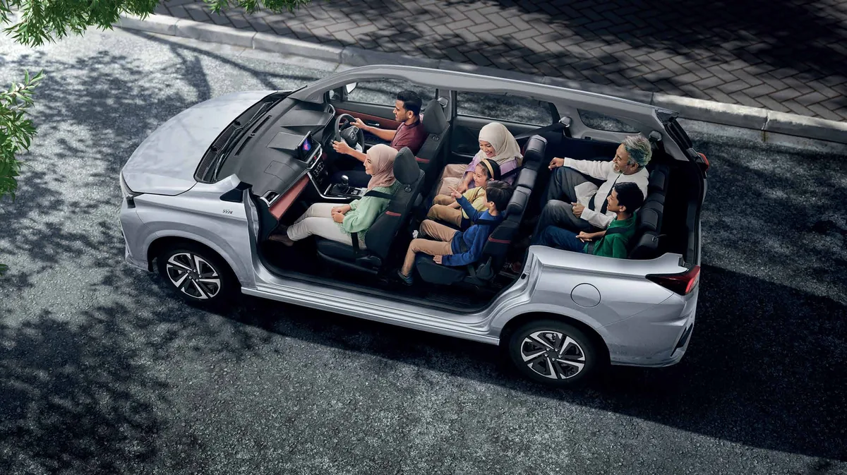 Perodua Alza 2026 susunan tempat duduk keluarga