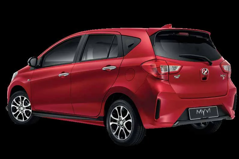 Perodua Myvi 2026 pandangan belakang