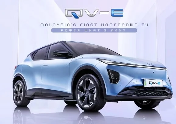 Perodua QV-E Ice Blue